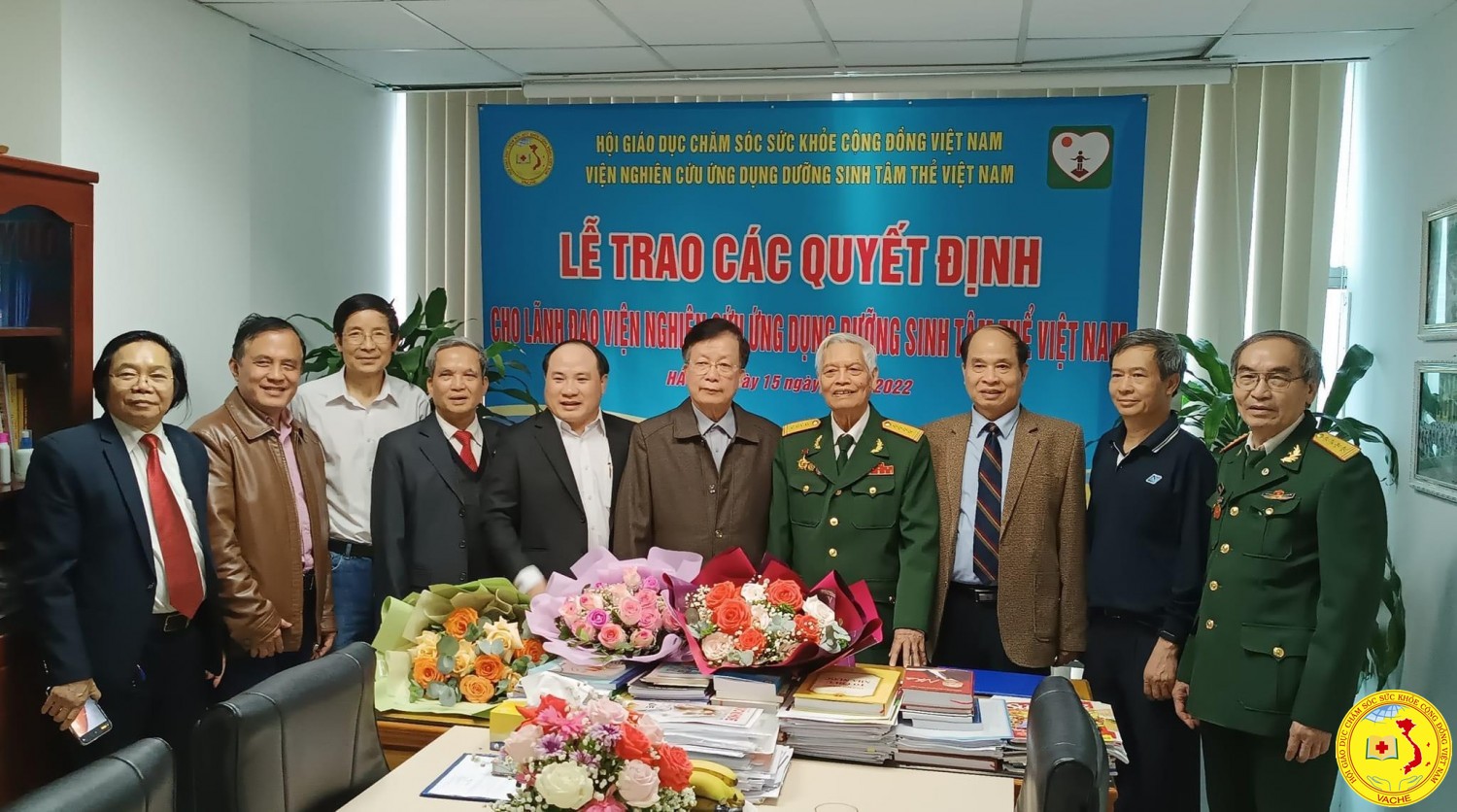 Gặp gỡ lãnh đạo mới thuộc Viện Nghiên cứu ứng dụng Dưỡng sinh tâm thể Việt Nam