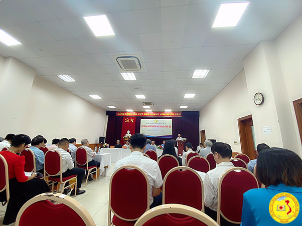 Toàn cảnh họp Ban Thường Vụ Trung ương Hội Giáo dục chăm sóc sức khoẻ cộng đồng Việt Nam