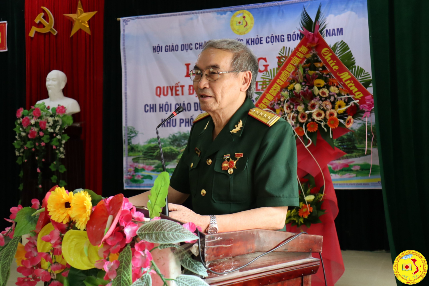 Ông Tạ Quang Vinh, Tổng Thư ký phát biểu tại buổi lễ