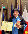 Ông Dư Quang Châu, UV BCH TW Hội GDCSSKCĐ Việt Nam được tấn phong Tiến Sĩ danh dự AIU tại Dubai - UAE.
