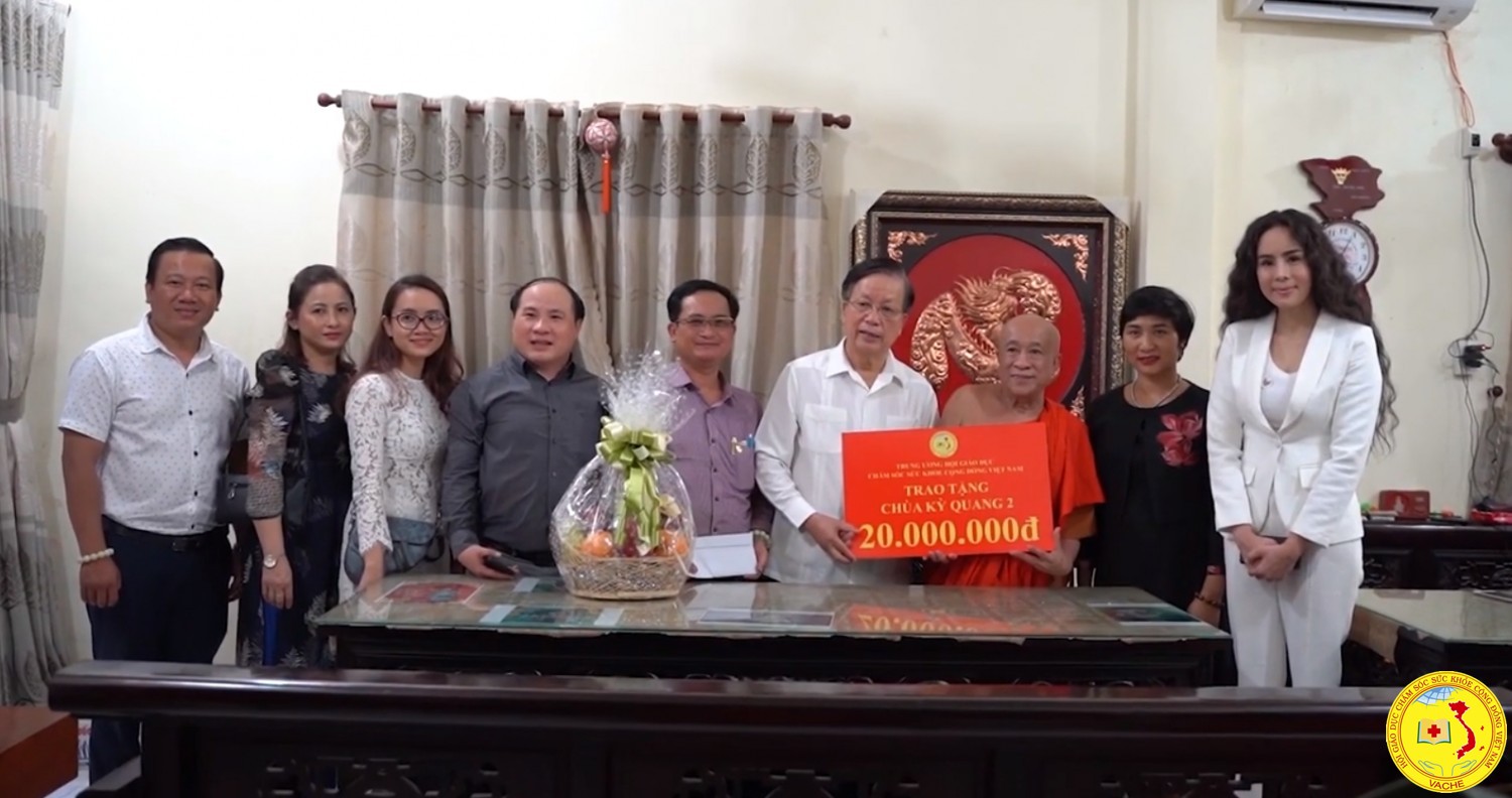 VIDEO: Hội GDCSSKCĐ Việt Nam thăm chùa Kỳ Quang 2