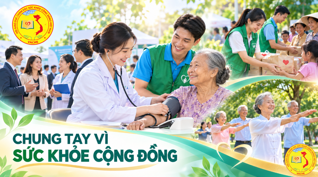 Những hoạt động nổi bật vì sức khỏe cộng đồng năm 2026 của hội VACHE